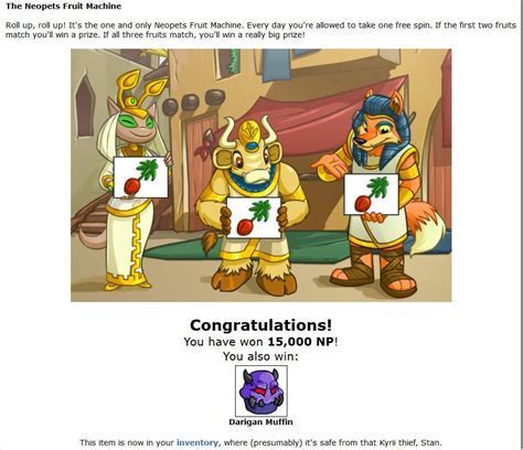 fruit machine neopets